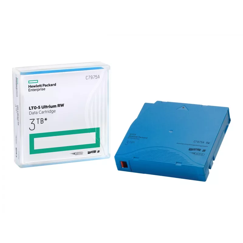 HPE C7975A dublējuma krātuves datu lente, tukša, 1,5 TB, LTO, 1,27 cm