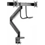 SpeaKa Professional SP-MM-820 2-virzienu monitora galda stiprinājums 43,2 cm (17) - 81,3 cm (32) Integrēta dokstacija, gāzes atsperes tehnoloģija, noliecams, pagriežams (SP-10506480)