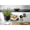 GEFU BOTANICO garšaugu pods, brīvi stāvošs, plastmasa, nerūsējošais tērauds, melns