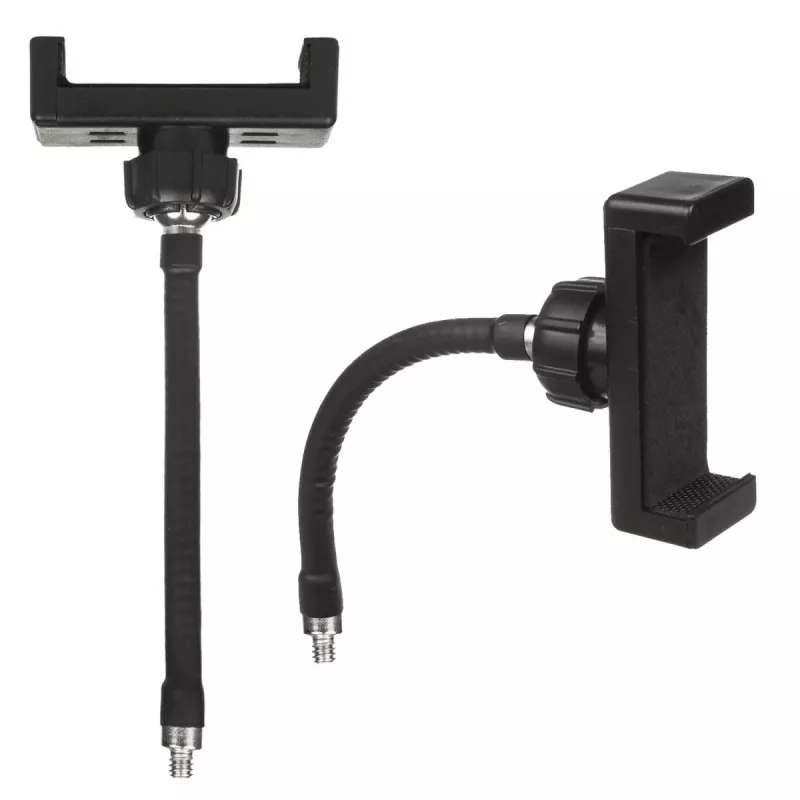 Maclean MCE610 10 12W LED gredzena gaisma ar statīvu un Bluetooth slēdzi, 3 krāsas, 10 spilgtuma līmeņi, 10%–100% regulējams spilgtums, 160 LED, viedtālruņa turētājs, apgaismojuma gaisma
