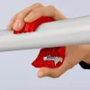 KNIPEX manuālais cauruļu griezējs PVC un blīvējošām uzmavām
