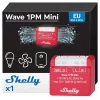 Sienā iebūvējams viedais relejs Shelly 1PM — vienkanāla Z-Wave mini slēdzis, 110–240 V, 8 A, 2000 W, 868,4 MHz