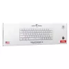Mehāniskā tastatūra White Shark Wakizashi-2 US Red Switch, Tenkeyless/US izkārtojums, Balta