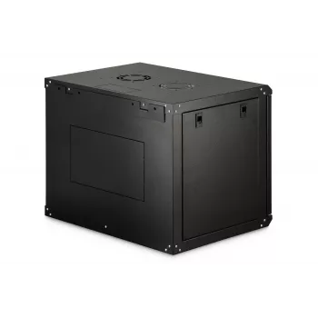 Pie sienas stiprināms skapītis DIGITUS Dynamic-N 9U, 600x450 mm (PxDz), IP20, atslēgas slēdzene, nesamontēts
