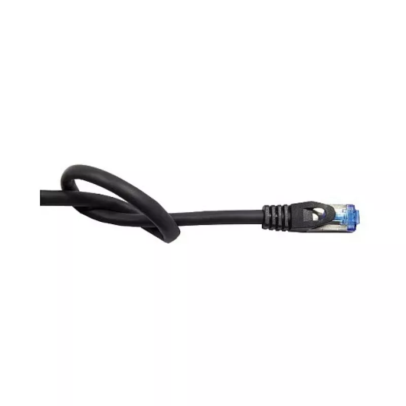 Good Connections Cat.6A komutācijas kabelis SmartFLEX HF melns 0,25m