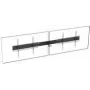 TECH DATA Vision VFM-F50_DL - montāžas komponents (sliede) - 2 LCD/plazmas konsolēm - alumīnijs - melns - ekrāna izmērs: līdz 218,4 cm (līdz 86 inch)