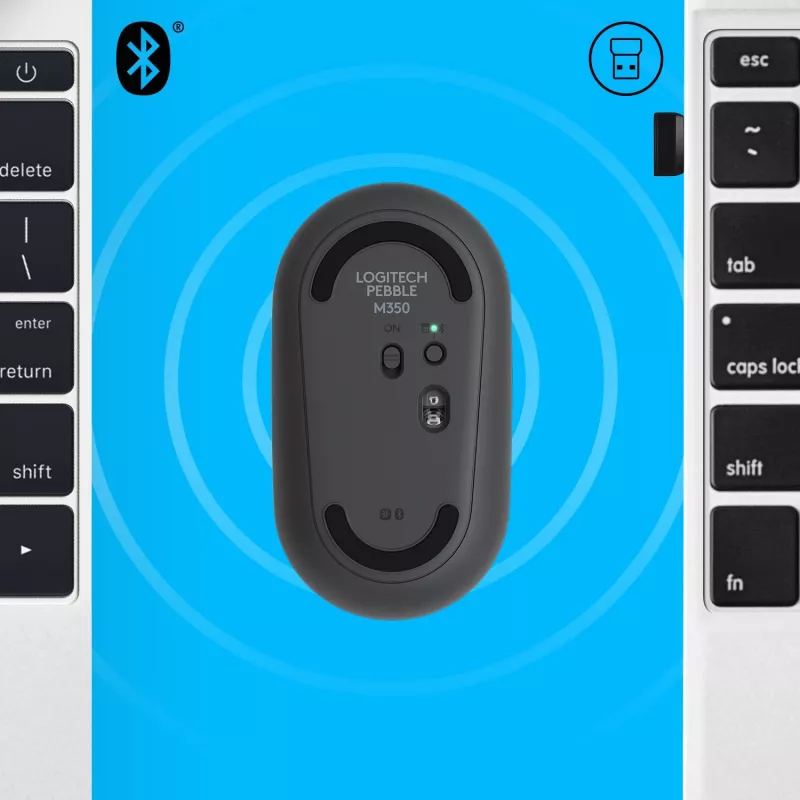 Pele USB optiskā bezvadu M350/GRAPHITE 910-005718 Logitech