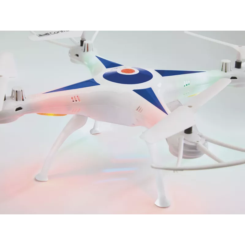 Revell GO STUNT 4 rotoru kvadrokopters 380 mAh zils, balts