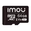 MicroSD atmiņas karte IMOU ST2-64-S1 64 GB, 10. klase, lasīšanas ātrums 95 MB/s, rakstīšanas ātrums 35 MB/s, U3 V30