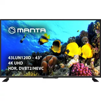Televizors MANTA 43LUN120D 43 collu LED LCD 1920x1080, energoefektivitātes klase A