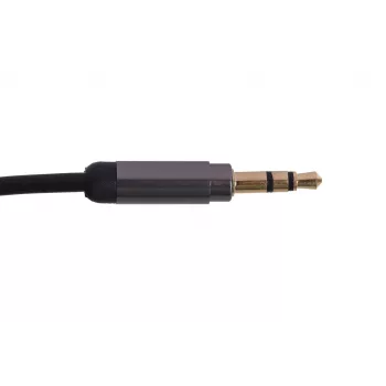 Gembird CCAP-444-1M Audio kabelis 3,5 mm melns (CCAP-444-1M)