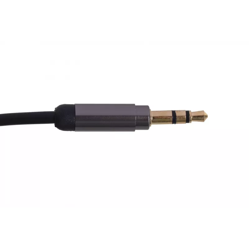 Gembird CCAP-444-1M Audio kabelis 3,5 mm melns (CCAP-444-1M)