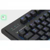 Vadu mehāniskā pilna izmēra tastatūra KeySonic KSK-8202ELU-T (DE) — USB, Vācu izkārtojums, Melna
