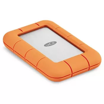 Ārējais SSD LaCie STND4000400 4 TB USB4 Gen 3x2 Thunderbolt USB Type-C, oranžs/nerūsējošais tērauds