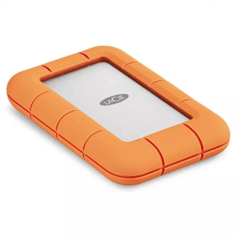 Ārējais SSD LaCie STND4000400 4 TB USB4 Gen 3x2 Thunderbolt USB Type-C, oranžs/nerūsējošais tērauds
