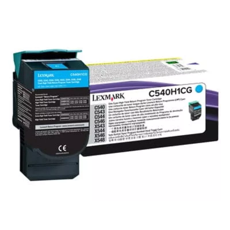 Tonera kārtridžs Lexmark C540H1CG 2500 lappuses ciāna