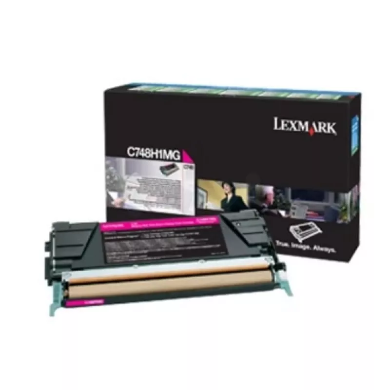 Toneris Lexmark C748H3MG 10000 lapas fuksīna krāsā