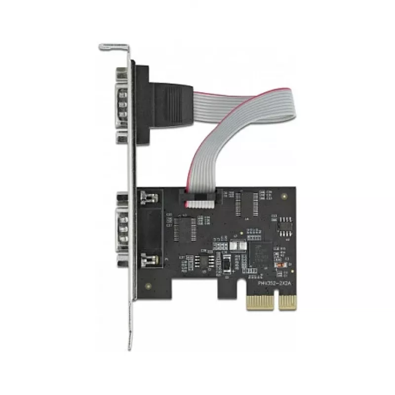 DeLOCK PCI Express x1 paplašināšanas karte ar 2 seriālajiem RS-232 portiem