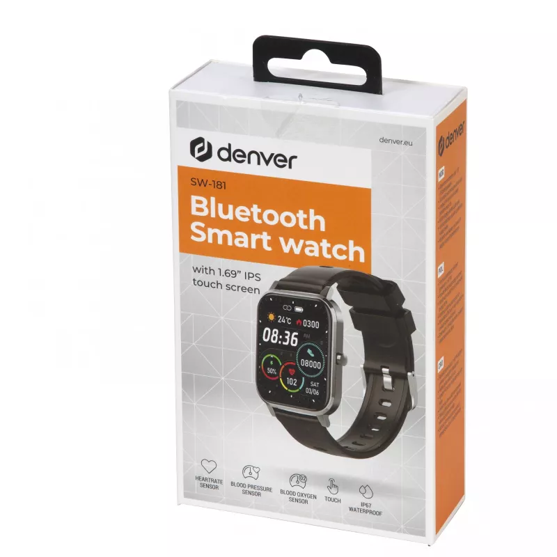 Smartwatch Denver SW-181Melns Melns