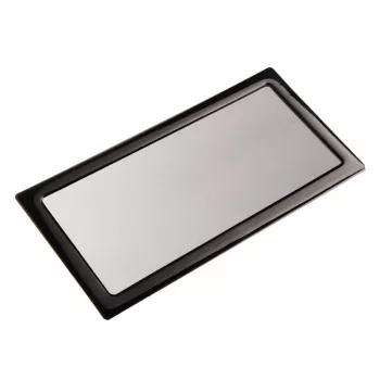 Putekļu filtrs 240 mm radiatoriem DEMCiflex DF0031 — melns rāmis un melns siets