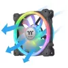 Thermaltake SWAFAN 14 RGB ventilators, 14 cm, melns, 500–2000 RPM