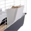 Būris FERPLAST Casita 100 Trušiem un Jūrascūciņām, Metāls/Plastmasa, 960×570×560 mm, Taupe/Balts