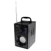 Bezvadu skaļrunis MEDIA-TECH MT3179, 20W (RMS 15W), Bluetooth 5.1, FM, MicroSD, USB, AUX, Li-Ion, 6 h, koka korpuss