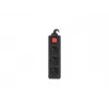 Lanberg PS1-03E-0150-BK pagarinātājs (1,5 m, melns) (PS1-03E-0150-BK)