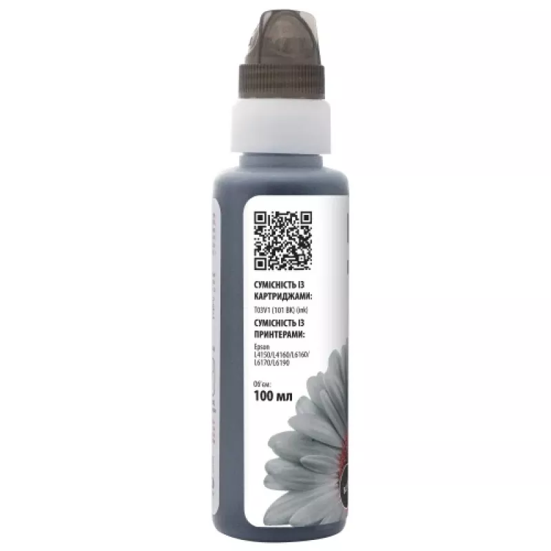 Saderīga Barva Epson 101 BK (C13T03V14A) (E101-558-1K) tintes uzpildes pudele, melna