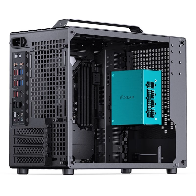 Jonsplus MATX Handle Case Z20 - melns