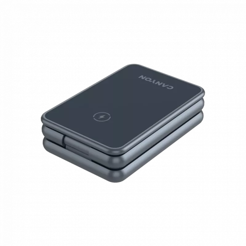 CANYON Salokāms bezvadu lādētājs OnCharge 309 15W 3in1 Metāls
