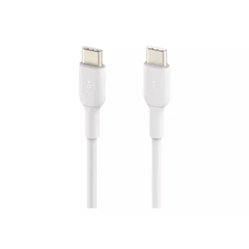 USB kabelis Belkin BoostCharge 1m USB C balts USB 2.0