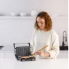 Kontakta grils Taurus MYGRILL LEGEND 1000W, nerūsējošais tērauds/melns, cepamā virsma 230×145 mm
