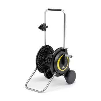 Ratveida trumulis Karcher 2.645-363.0, ratveida šļūtenes trumulis, atbalsta 13/15/19 mm, maks. 60 m, 2 riteņi, melns/dzeltens
