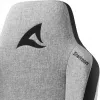 Spēļu krēsls Sharkoon SKILLER SGS40 auduma polsterēts sēdeklis atzveltne pelēks