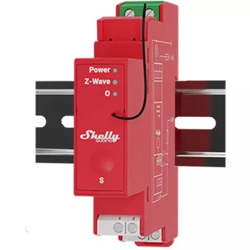 Cietvielu relejs Shelly Qubino Wave PRO 1PM sarkans 16A 110-240V
