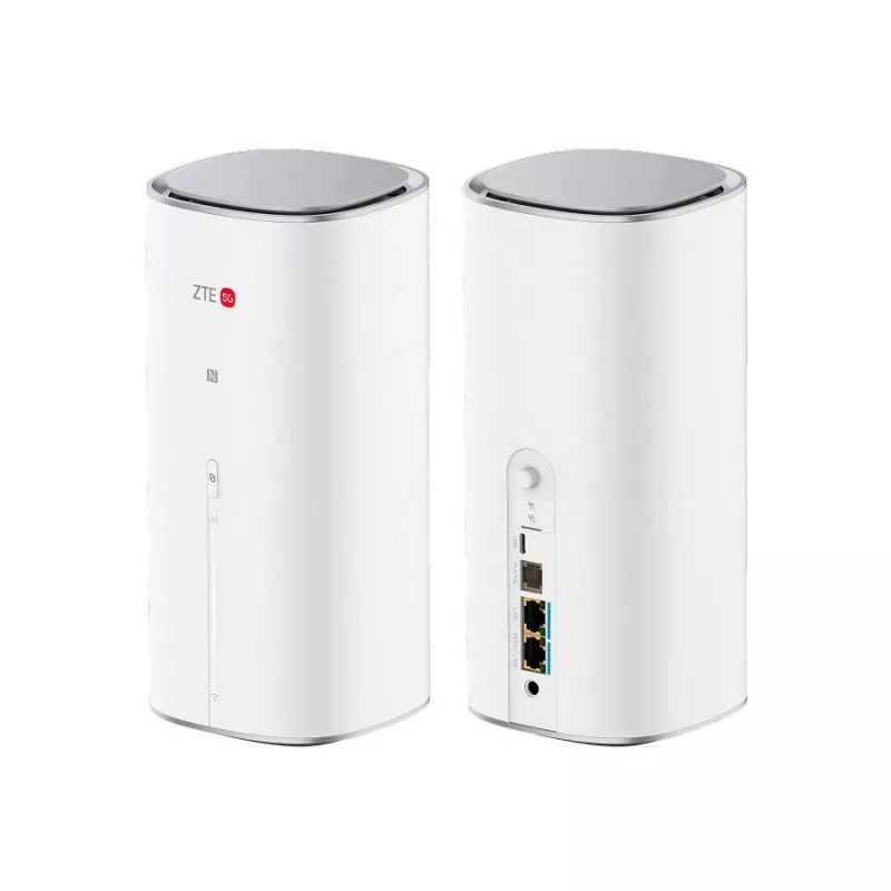 Maršrutētājs ZTE G50 Wi‑Fi 7 5G divjoslu maršrutētājs ar SDX72‑1, 2,5 GbE, USB‑C, SIM slotu