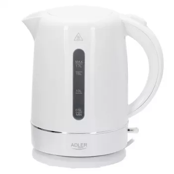Adler AD 1385w elektriskā tējkanna 1,7 L balta