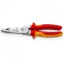 Kabeļu noņemšanas knaibles Knipex 13 76 200 ME 6 mm noņemšanas jauda Sarkans Nerūsējošais tērauds Dzeltens