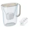 Ūdens filtra krūze BRITA Style Essential 2,4 L ar 3 maiņas kasetnēm (smilšu krāsa)