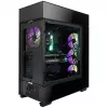 InWin Modfree Deluxe Big-Tower rūdīta stikla korpuss – melns