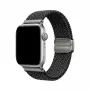 Rokassprādze GUAN Premium priekš Apple Watch 38/40/41/42mm — Melna/Pelēka nomaiņas siksniņa