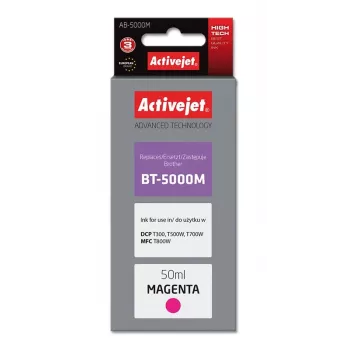 Activejet AB-5000M tintes pudele (aizvieto Brother BT-5000M; Supreme; 50 ml; fuksīna)