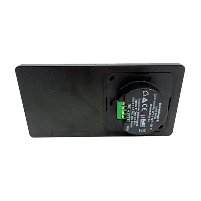 Wall Display Shelly Wall Display X2 WiFi/BLU melns ar H&T – dubultais vadības panelis