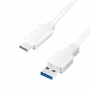 USB kabelis LogiLink CU0175 USB 3.2 Gen 1 1.5m USB A USB C balts
