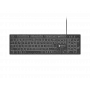 Vadu tastatūra NATEC HERRING GLOW ASV izkārtojums ar baltu fona apgaismojumu