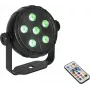 LED spots EUROLITE PK-3 USB TCL 3W RGB – kompakts ar USB darbināms RGB spots, 3 W