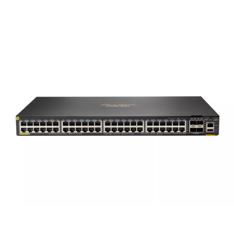 HPE Aruba Networking CX 6200F 48G 4SFP komutators - pārvaldāms