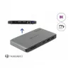 Dokstacija DeLOCK Thunderbolt 3 8K Dual DisplayPort USB LAN SD Audio PD 3.0