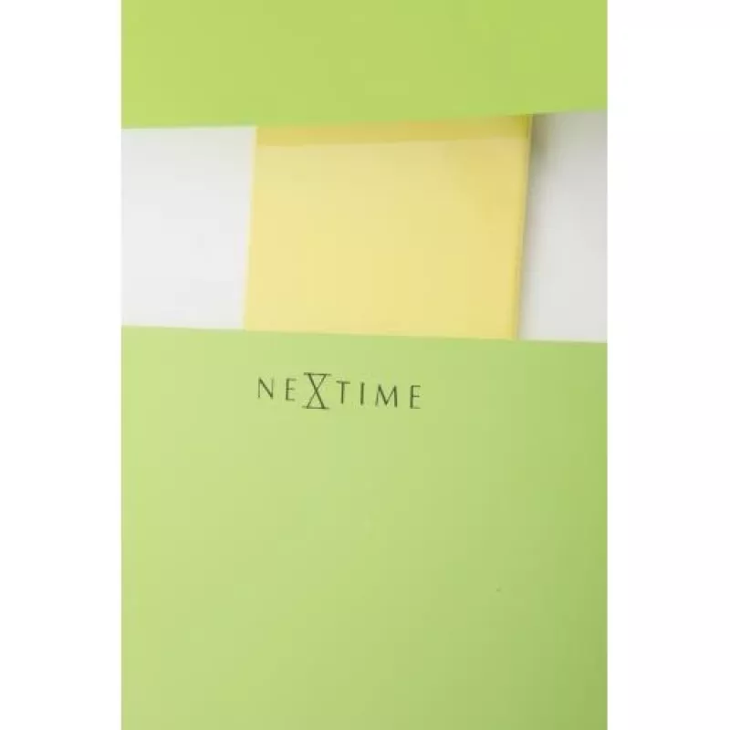 NeXtime klok 2855gn Bold Stripes, 19 x 38 cm, sienas, zaļš